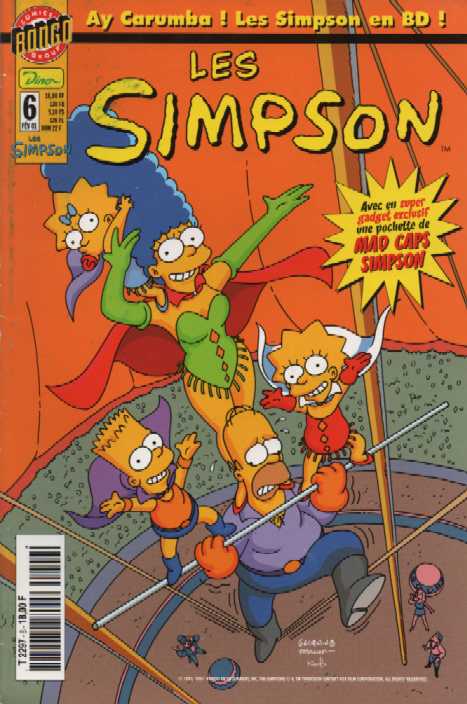 Scan de la Couverture Simpson n 6